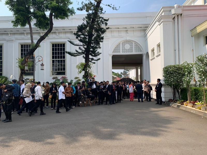 Para Menteri Prabowo Tiba di Istana Negara Jelang Pelantikan (foto mnc media)