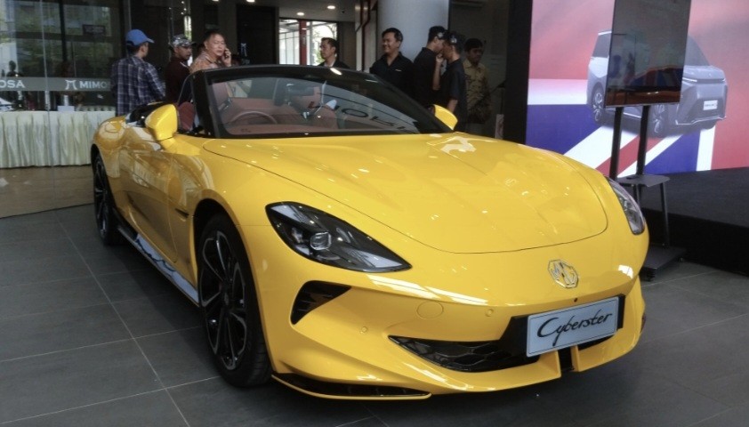 Mobil Listrik MG Cyberster Resmi Mengaspal di Indonesia, Harganya Rp1,6 Miliar (FOTO:Dok Ist)