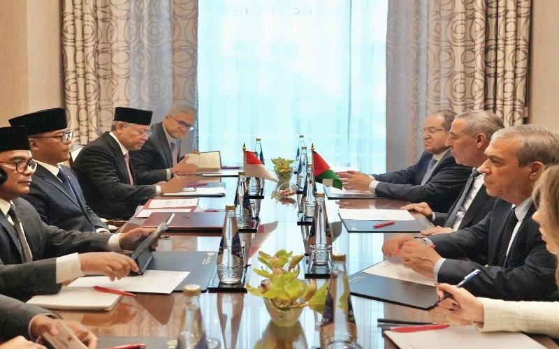 Menlu Sugiono Pastikan Indonesia Selalu Dukung Perjuangan Palestina. (Foto: MNC Media)