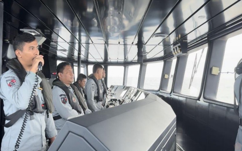 Kapal China Coba Masuki Wilayah RI, Bakamla Lakukan Pengusiran. (Foto: tni.mil.id)