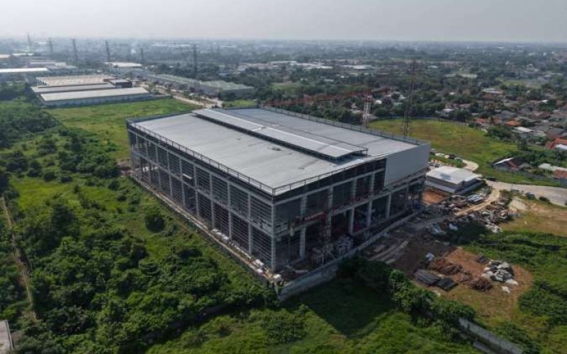 PT Erajaya Swasembada Tbk (ERAA) tengah membangun sentra distribusi (distribution center) di  Cikupa, Kabupaten Tangerang. (Foto: Dok. Erajaya)