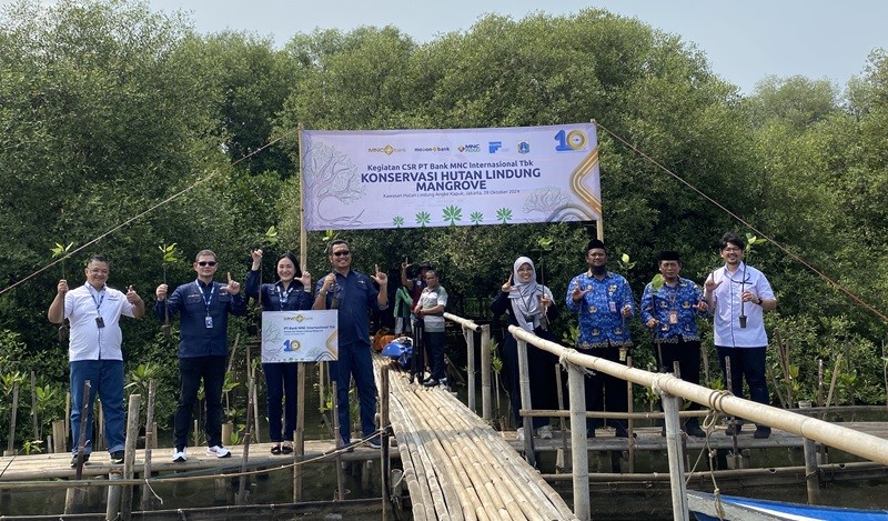 Tanam Mangrove Jadi Wujud Nyata MNC Bank (BABP) Dukung Target SDGs (foto anggie)