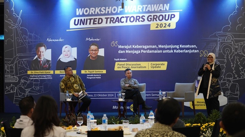 UNTR Gelar Workshop Wartawan 2024, Ajang Pererat Keberagaman dan Keberlanjutan (foto dinar)