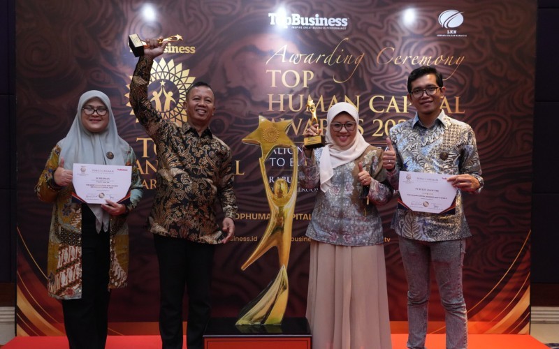 Bukit Asam (PTBA) Terima Dua Anugerah Prasetya Ahimsa dari Kementerian ESDM. (Foto: MNC Media)