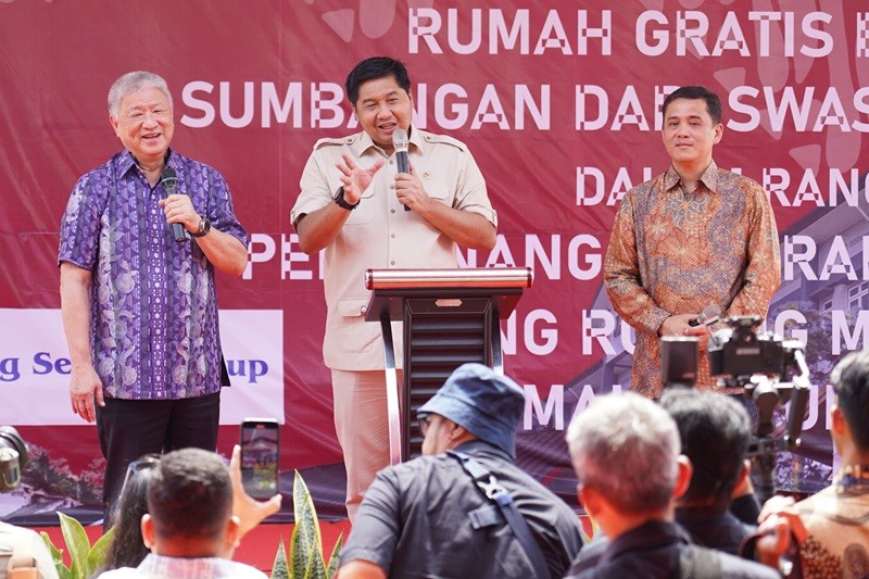 Aguan Gelontor Rp60 Miliar Bangun 250 Rumah Gratis di Tangerang (foto dok ist)