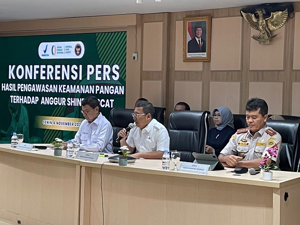 Konferensi pers Barantin di Kantor Bapanas, Jakarta, Senin (4/10/2024). (Foto: IDXChannel/Tangguh Yudha)