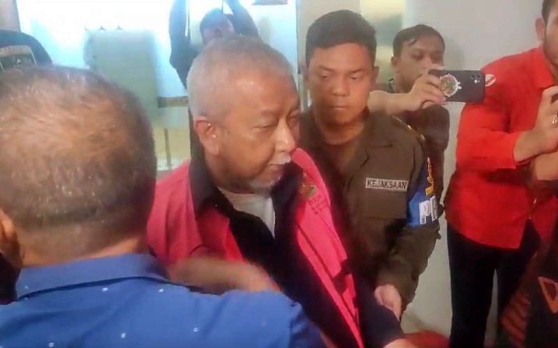 Mantan Dirjen Perkeretaapian Kemenhub 2016-2017 Prasetyo Boeditjahjono jadi  tersangka kasus dugaan korupsi. (Riyan Rizki Roshali/MPI)