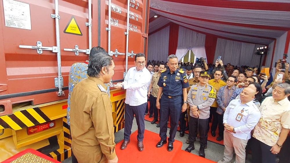 Mendag Lepas Ekspor Produk Mayora ke 15 Negara, Nilainya Capai Rp15,7 Miliar. Foto: MNC Media.