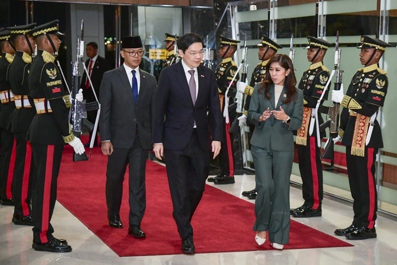 Tiba di Indonesia, PM Singapura Temui Prabowo di Istana Besok (foto ist)