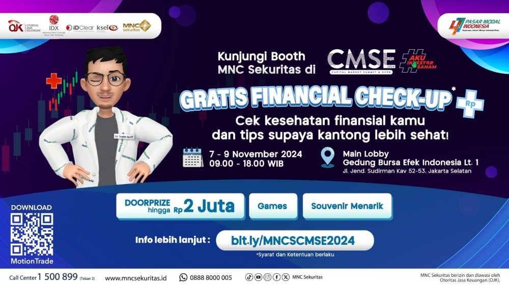 MNC Sekuritas Ramaikan Capital Market Summit & Expo 2024, Catat Tanggalnya. Foto: MNC Media.
