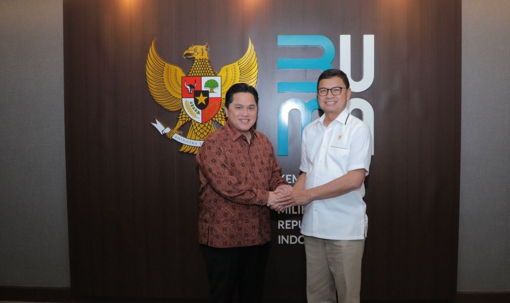Menteri BUMN Erick Thohir bersama dengan Kepala BPOM Taruna Ikrar, Selasa (5/11/2024). (Foto: Istimewa)