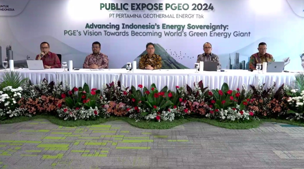 Public Expose PT Pertamina Geothermal Energy Tbk (PGEO) 2024, Rabu (6/11/2024). (Foto: IDXChannel/Anggie Ariesta)