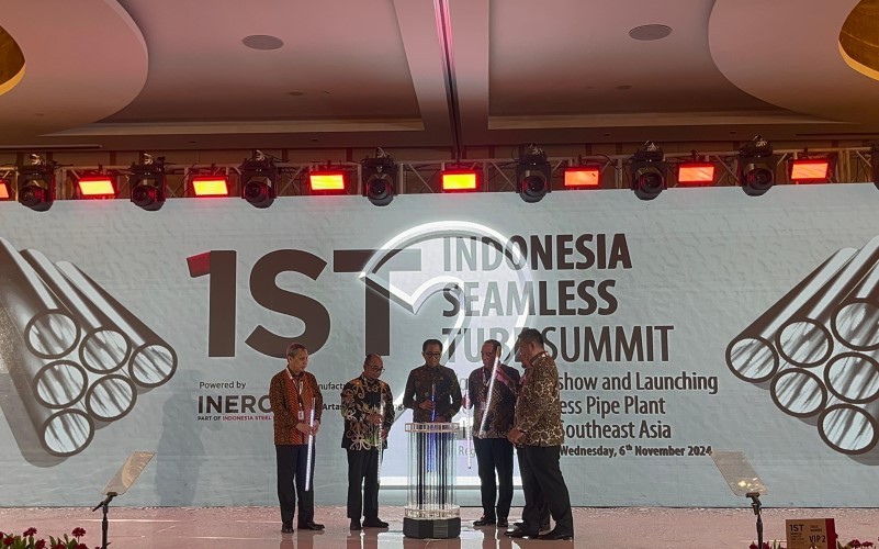 Kementerian Perindustrian mendorong proyek jaringan gas PGN (PGAS) menggunakan pipa baja lokal. (Foto: MNC Media)