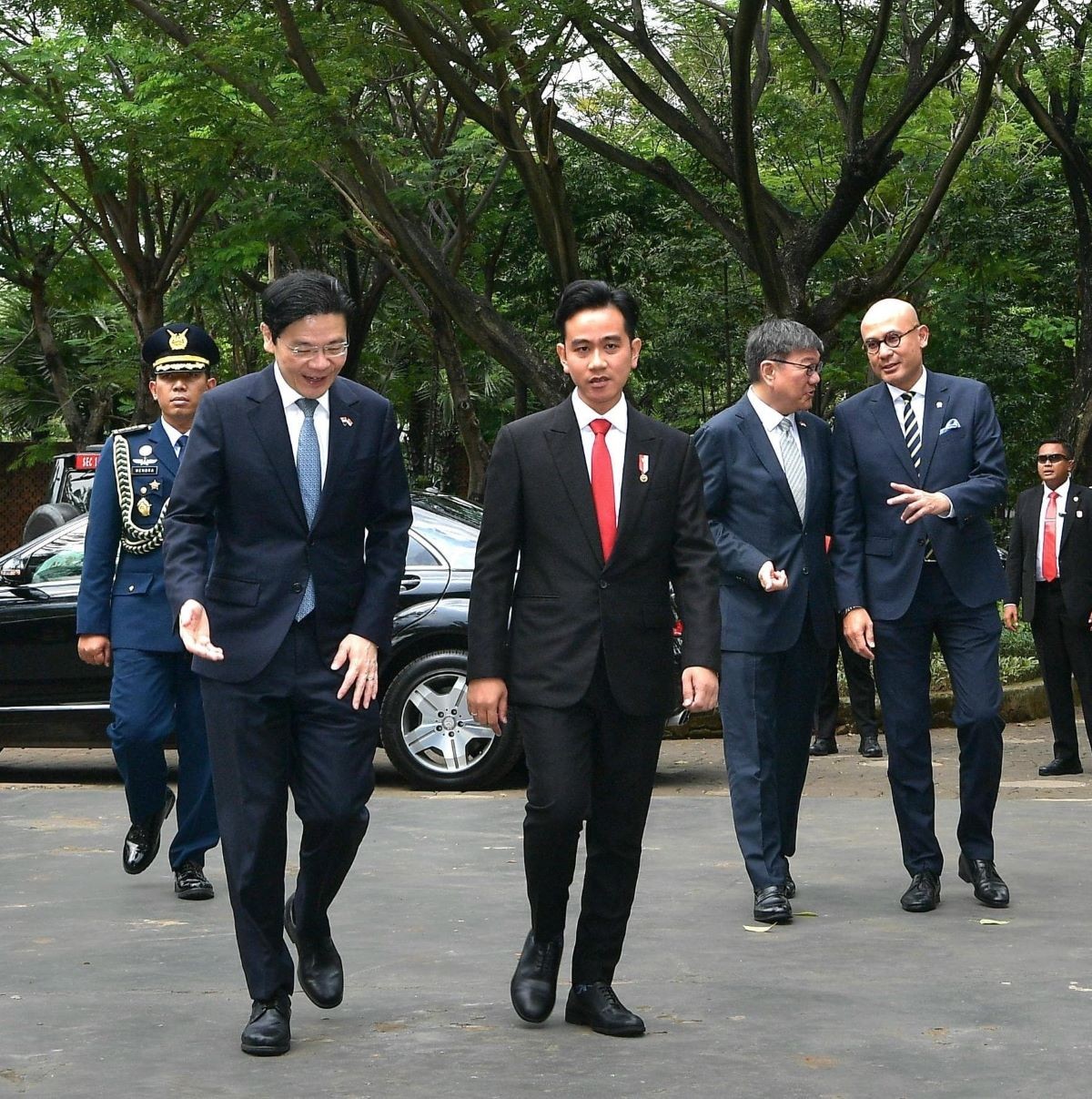 Wapres Bertemu PM Singapura, Bahas soal Hilirisasi di Indonesia. (Foto: Dok. Setwapres)