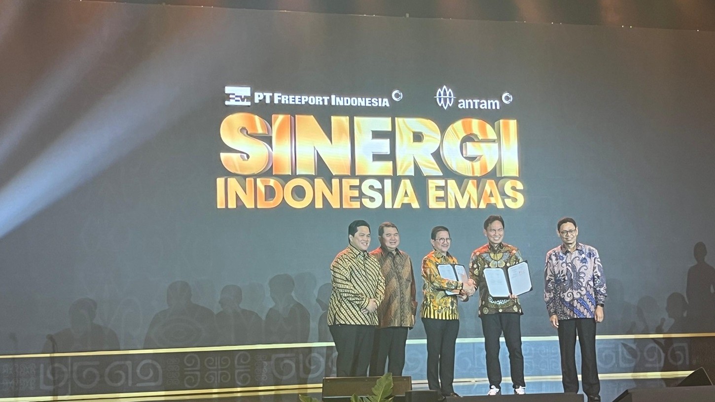 Sinergi Freeport-Antam (ANTM) Naikkan Level RI di Kancah Global. (Foto MNC Media)