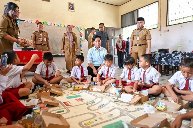  Program Makan Siang Gratis Sangat Ditunggu-tunggu Warga (foto ist)