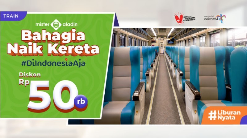 Ada Diskon Rp50.000 untuk Perjalanan Kereta, Saatnya Nikmati Panorama Indonesia (Mister Aladin)