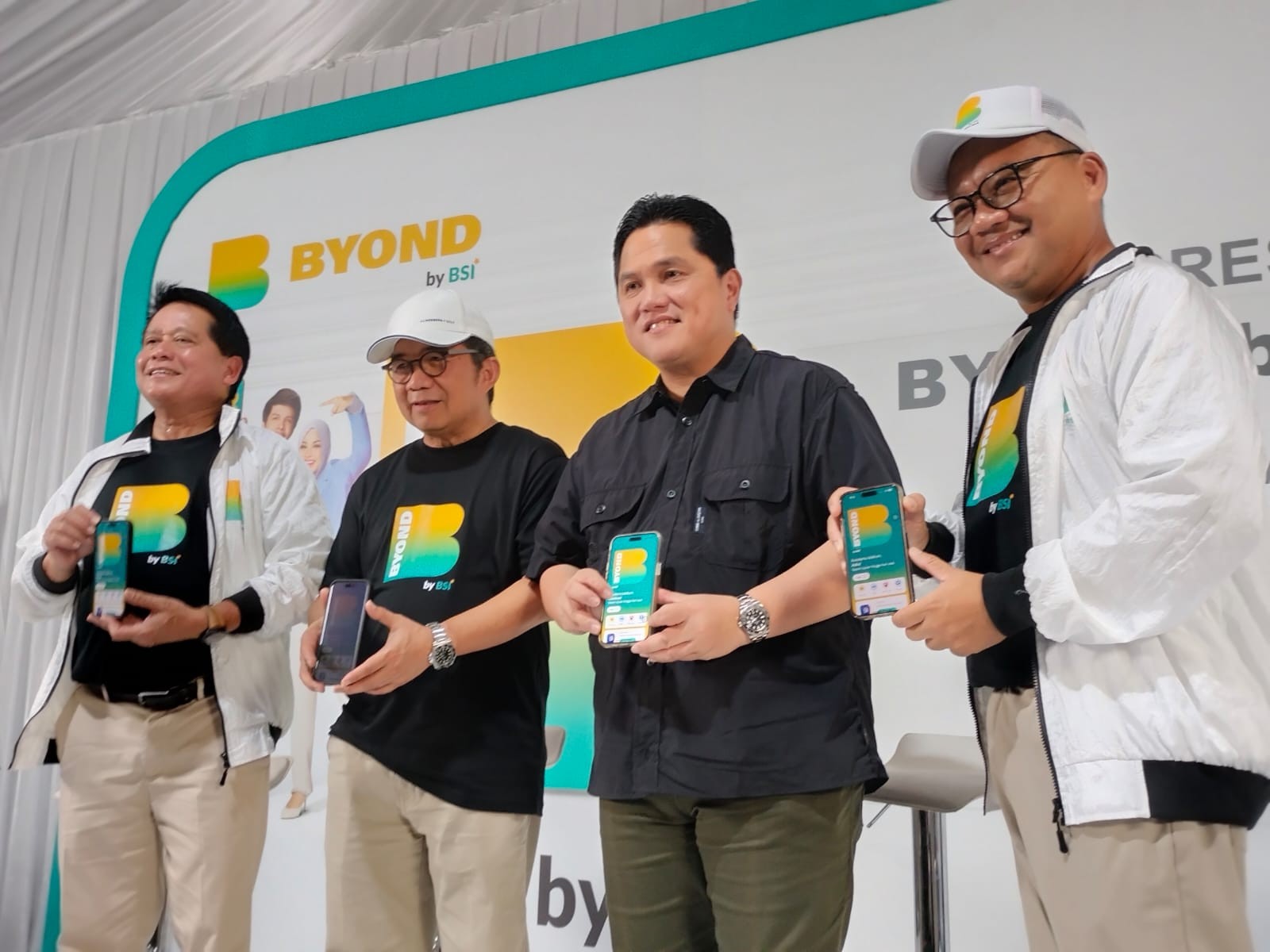 Launching BYOND by BSI, Erick Thohir: BRIS Punya Market Cap Terbesar ke 9 di Dunia. (Foto: Doc.IDXC)