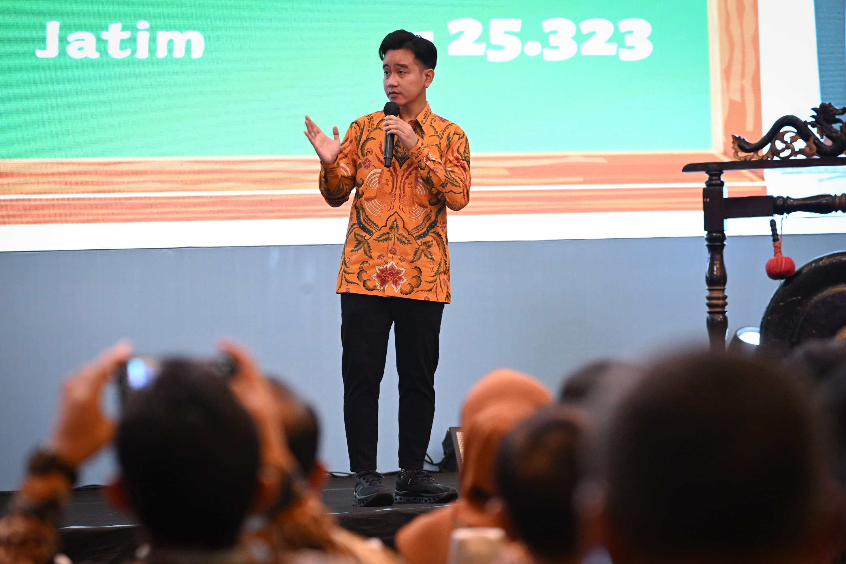 Gibran Titip Program Makan Siang Gratis ke Kepala Dinas Pendidikan se-RI. (Foto Setwapres)
