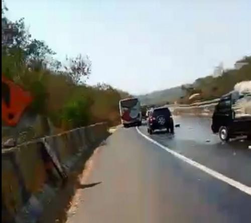 Dear Pengendara, Ini Cara Mengatasi Rem Blong di Jalan Tol. (FOTO: MNC MEDIA)