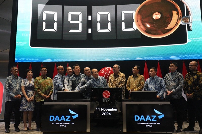Daaz Bara Lestari (DAAZ) Listing Hari Ini, Jadi Emiten ke-37 di 2024 (foto aldi chandra mpi)