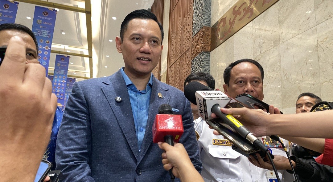 Hadiri Pembekalan bagi Lulusan Kemenhub, AHY Sebut Pentingnya SDM Unggul di Bidang Transportasi (FOTO:MNC Media)