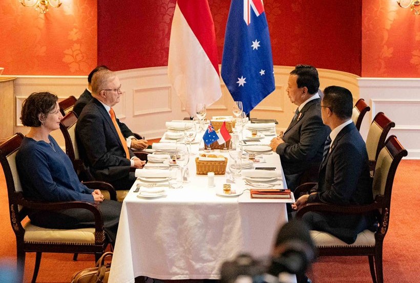 Prabowo dan PM Australia Bicarakan Dampak Kemenangan Donald Trump Terhadap Dunia. (Foto: MNC Media)