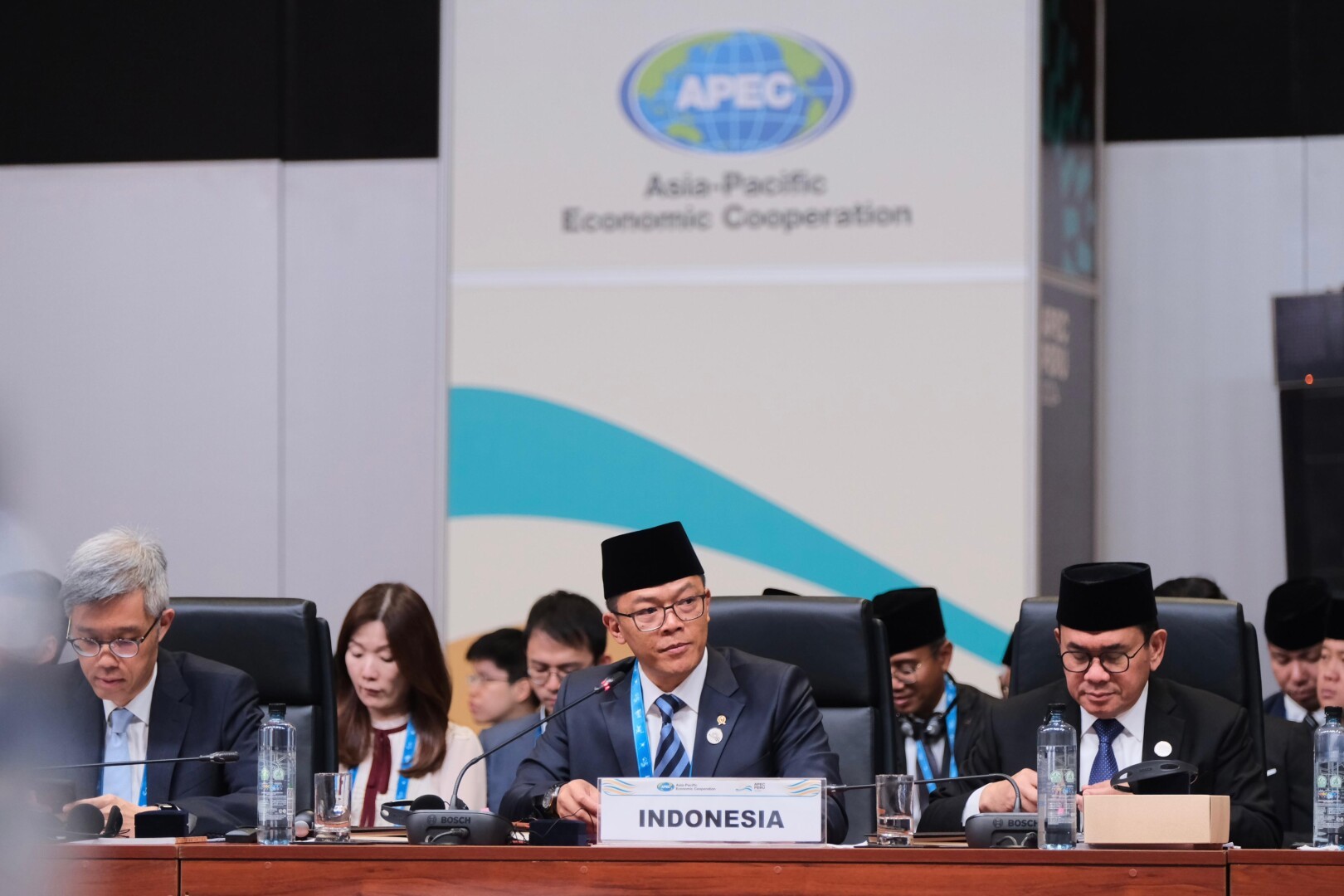 Ikuti Pertemuan APEC, Menlu Sugiono Pamerkan Program Desa Digital Indonesia. (Foto: Kemlu)