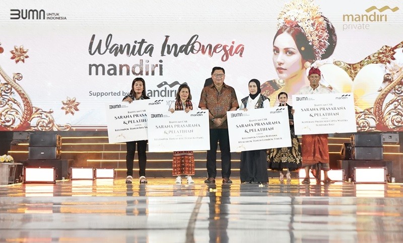 Bank Mandiri (BMRI) Sokong Tenun Tradisional Bali, Lombok, dan Kupang Tembus Pasar Global (foto ist)