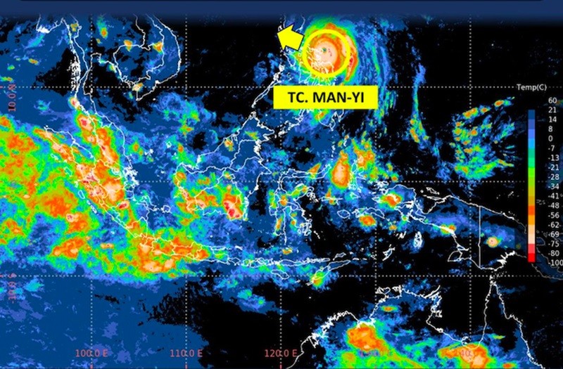 Siklon Tropis Man Yi Terdeteksi di Dekat RI, BMKG Ungkap Dampaknya (foto dok bmkg)