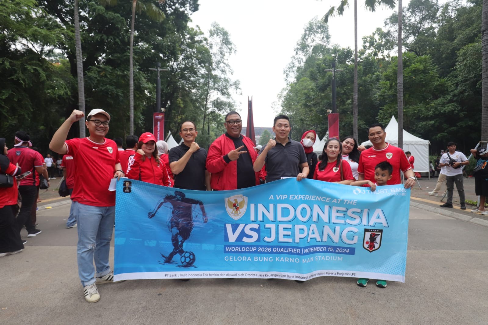 J Trust Bank (BCIC) Ajak Nasabah Nonton Bareng Timnas Indonesia vs Jepang. (Foto Istimewa)