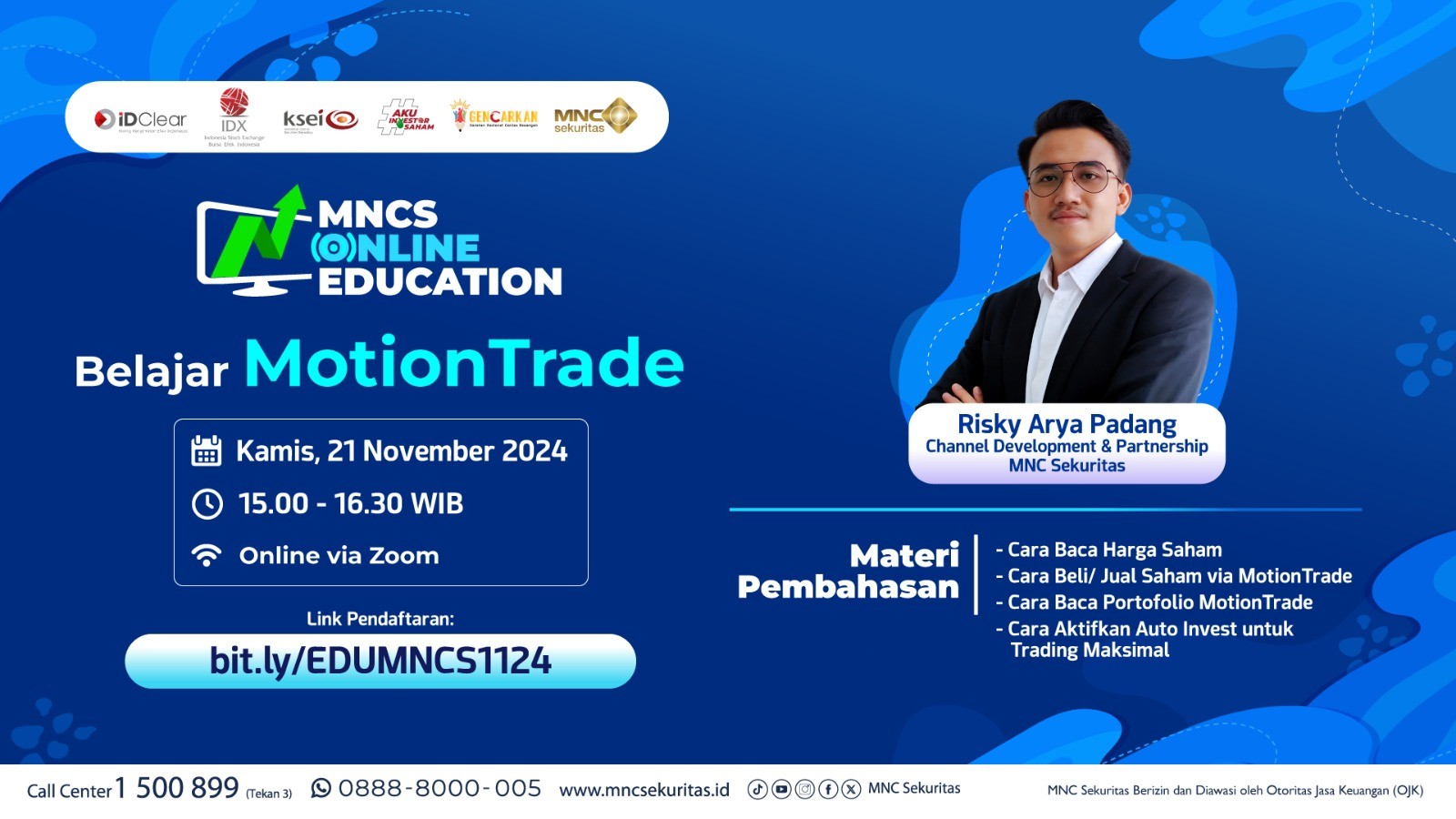 Ayo Ikuti Webinar Gratis MNC Sekuritas Unboxing MotionTrade (FOTO:MNC Media)