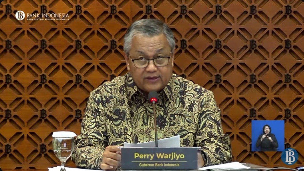 BI Kembali Tahan Suku Bunga Acuan di Level 6 Persen. (Foto YouTube BI)