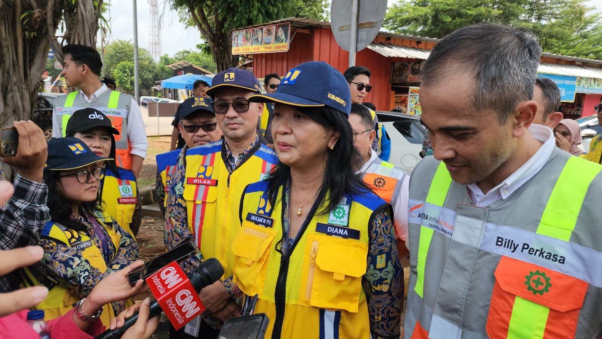 Wamen PU Sidak Rest Area Km102 Tol Cipali untuk Antisipasi Arus Mudik Nataru. (Foto: MNC Media)