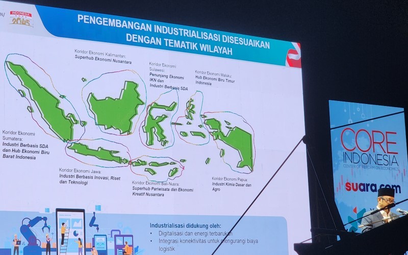 Kementerian PPN/Bappenas mengungkapkan alasan pertumbuhan Indonesia mentok di kisaran 5 persen selama dua puluh tahun terakhir. (Foto: MNC Media)