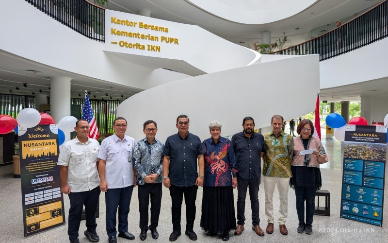 Otorita IKN bersama pemerintah AS akan membangun Pusat Komando dan Kendali Terpadu di IKN dengan nilai investasi Rp152 miliar. (Foto: Dok. Otorita IKN)