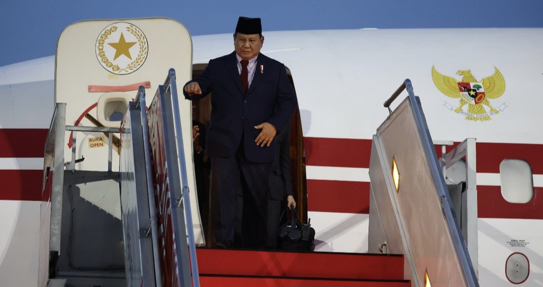 Prabowo Tiba di Indonesia dari Kunjungan Kerja ke Enam Negara (FOTO:Dok Ist)