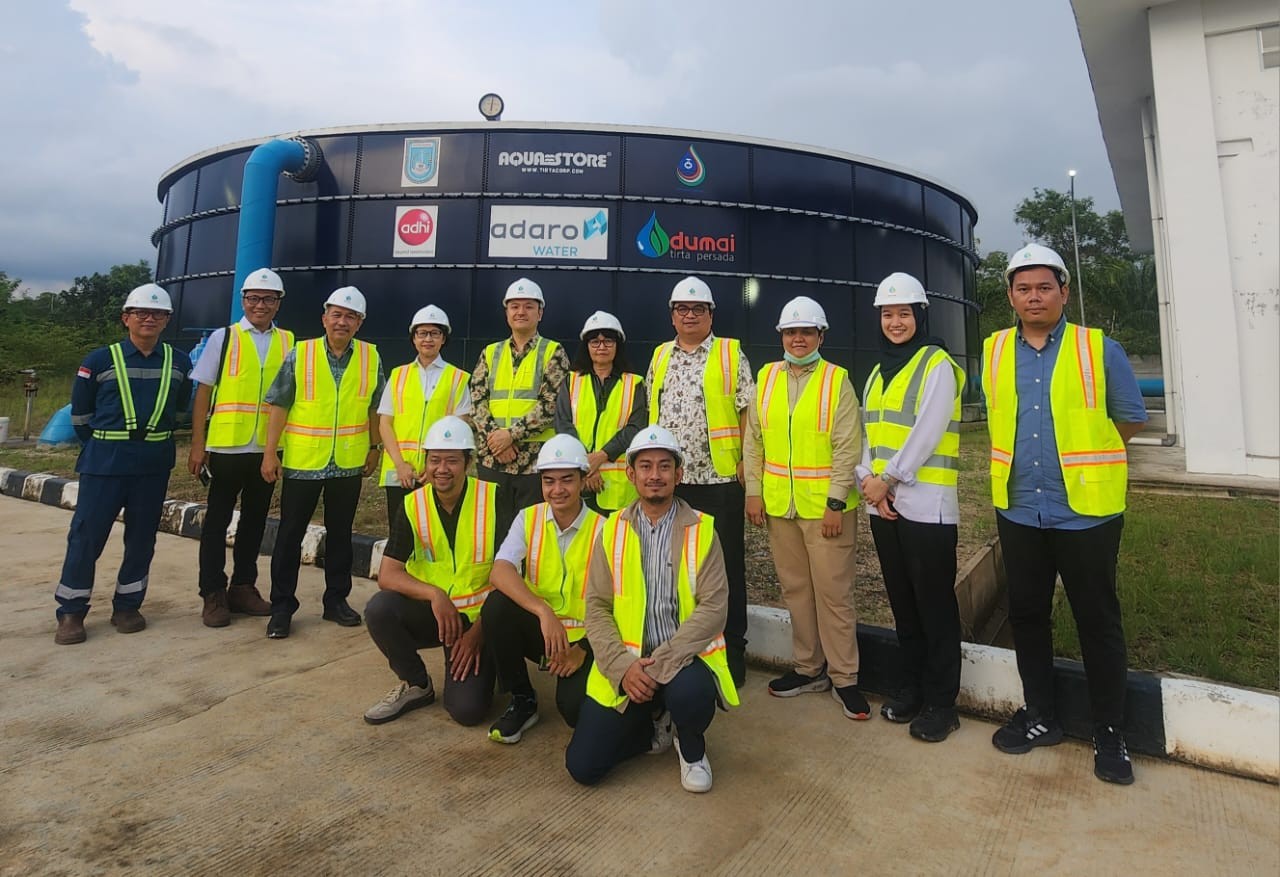 Dampingi ADB, IIF Tinjau Pembangunan Infrastruktur Air Bersih di Dumai (foto: MNC media)