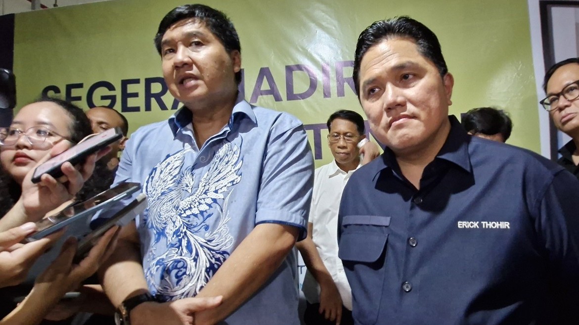 Erick Thohir dan Ara Tinjau Aset BUMN, Genjot Program 3 Juta Rumah. (Foto Suparjo/MPI)