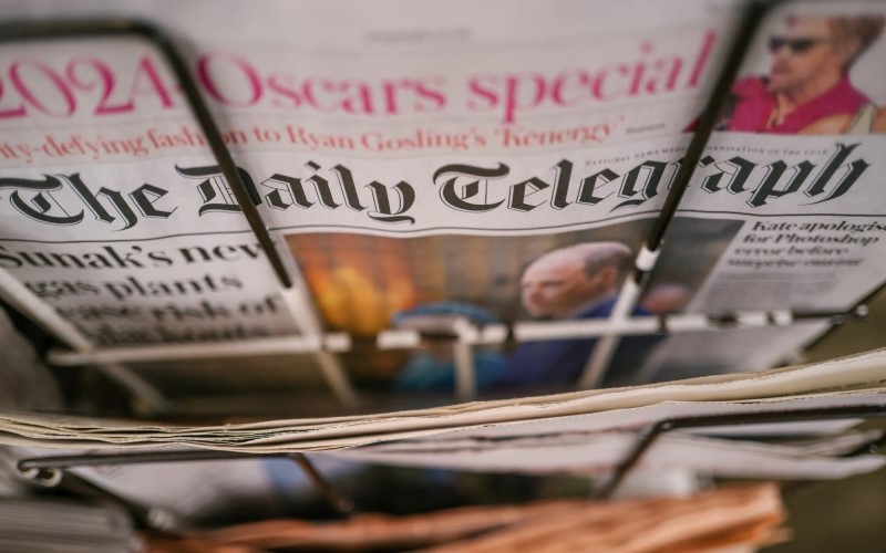 Telegraph dilaporkan bakal dijual oleh Keluarga Barclay senilai USD550 juta atau setara Rp8,8 triliun. (Foto: MNC Media)