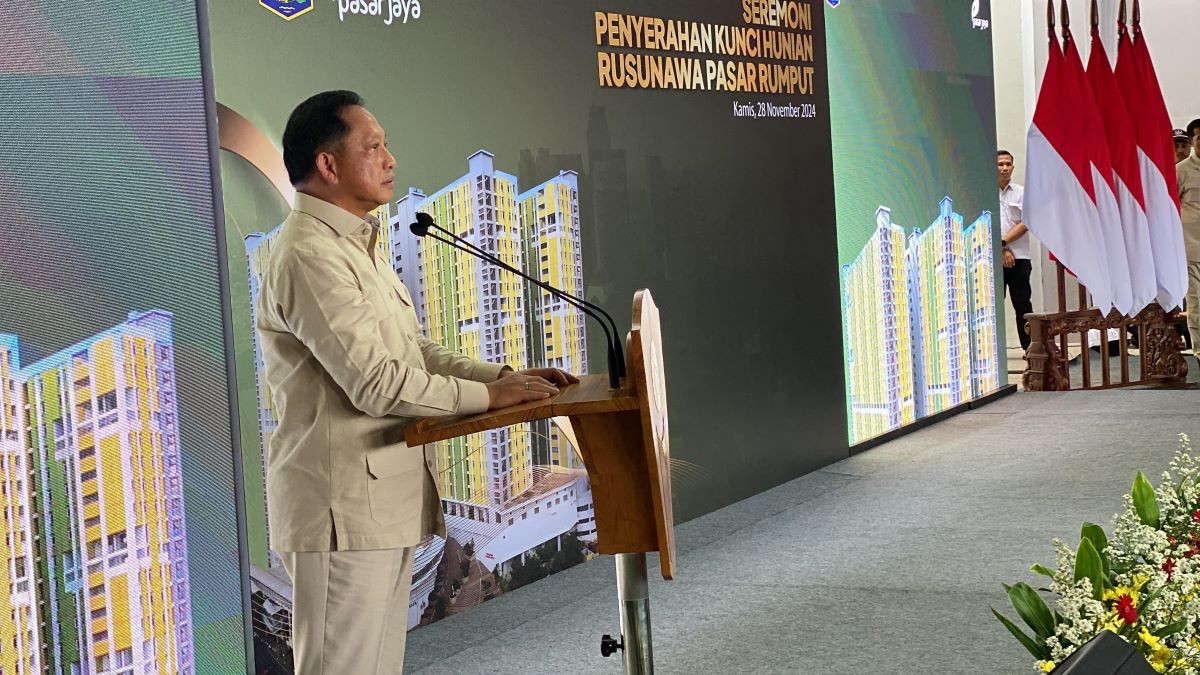 Ribuan Unit Rusunawa Pasar Rumput Siap Huni, Mendagri: Bentuk Kepedulian Prabowo ke Rakyat. (Foto: Danandaya/MNC Media)
