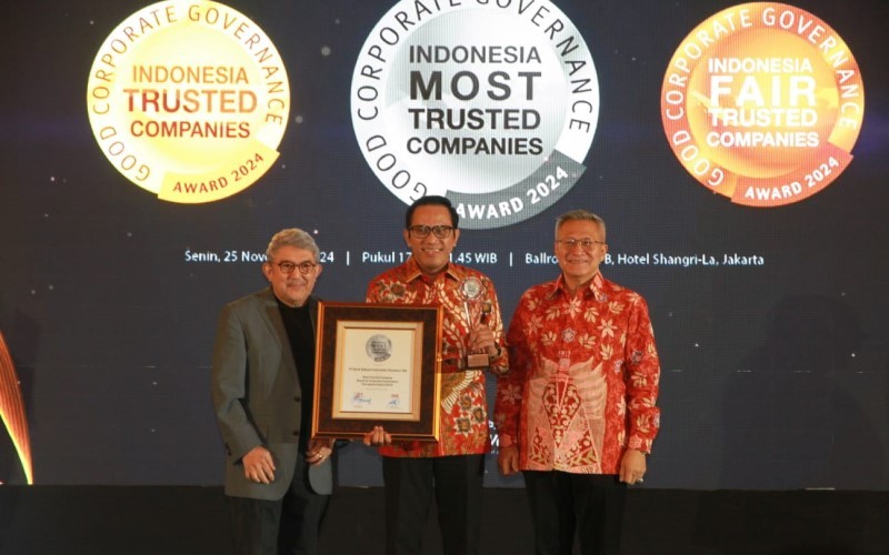 PT Bank Rakyat Indonesia (Persero) Tbk atau BRI kembali mendapatkan penghargaan atas penerapan prinsip tata kelola perusahaan yang baik. (Foto: Dok. BRI)