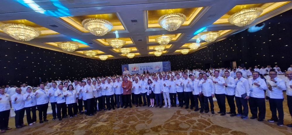 Resmi Dikukuhkan, Berikut Susunan Pengurus Kadin Indonesia 2024-2029. Foto: MNC Media.