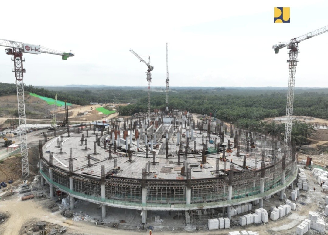 Kementerian PU Targetkan Masjid Negara IKN Bisa Digunakan Salat Idul Fitri 2025 (FOTO:Dok Ist)