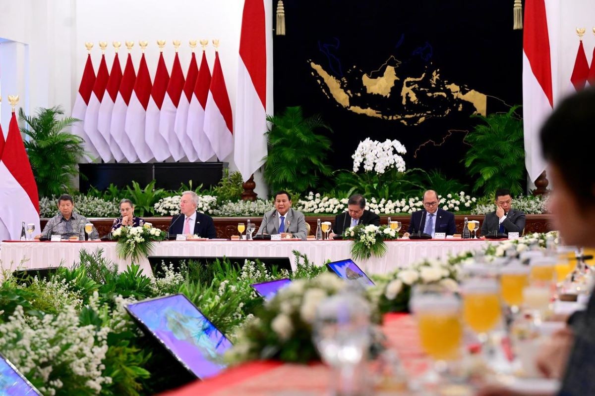 Bertemu Prabowo di Istana, 50 Perusahaan AS Komitmen Investasi Lebih Banyak di RI. (Foto: MNC Media)