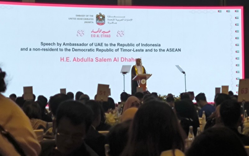 Dubes Uni Emirat Arab (UEA), Abdulla Salem Al Dhaheri (Riana Rizkia/MPI)