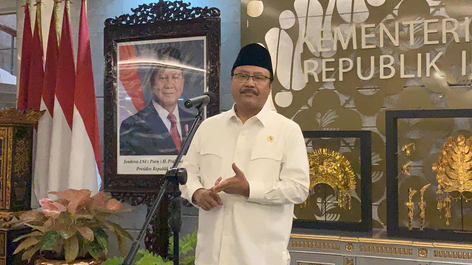 Prabowo Minta Anggaran Dinas Dipangkas 50 Persen, Begini Tanggapan Mensos. (Foto Binti Mufarida/MPI)