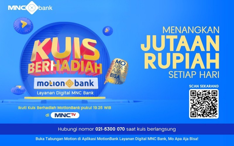 MNC Bank dengan aplikasi perbankan digitalnya, MotionBank, terus menghadirkan inovasi menarik bagi masyarakat Indonesia.