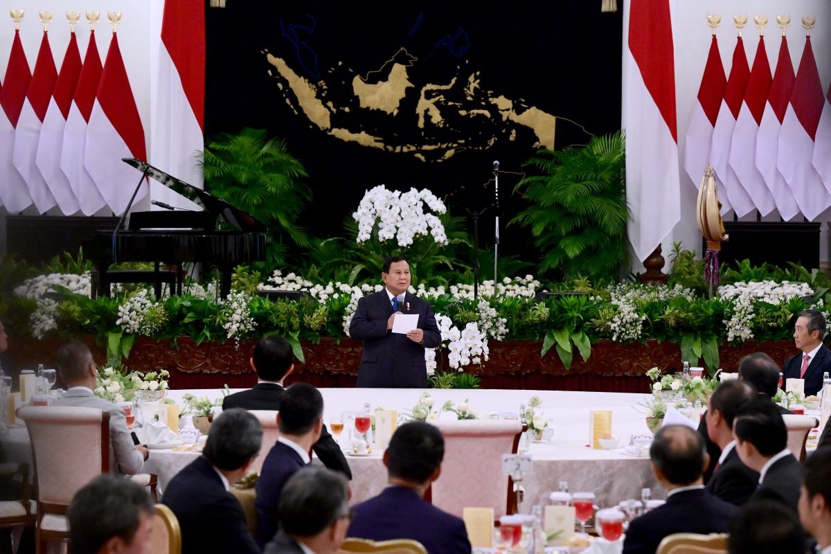 Santap Siang Bersama Investor dan Pengusaha Jepang, Prabowo: Ini Kehormatan Besar. (Foto: Biro Pers Setpres)