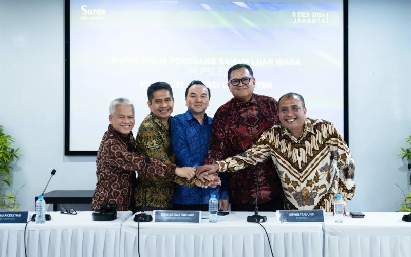 PT Solusi Sinergi Digital Tbk atau SURGE (WIFI) menunjuk Shannedy Ong sebagai direktur perseroan. (Foto: Dok. Surge)